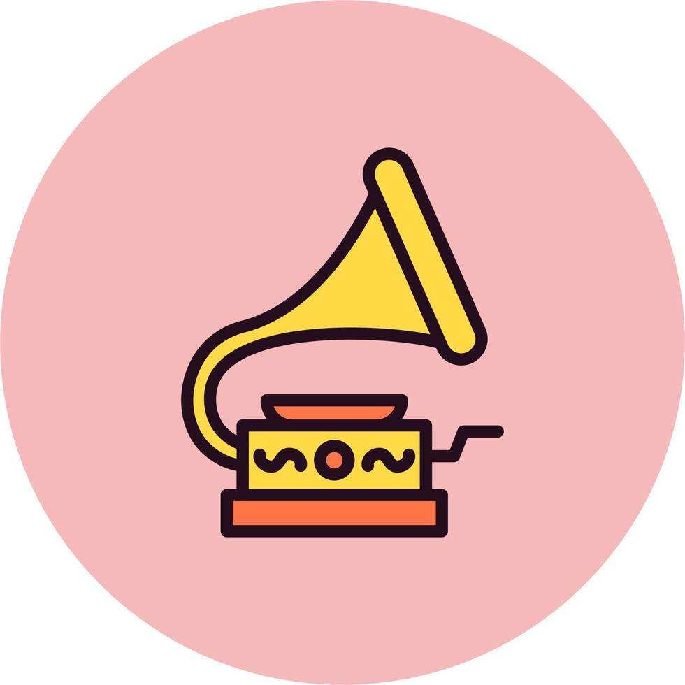 grammofon vektor ikon