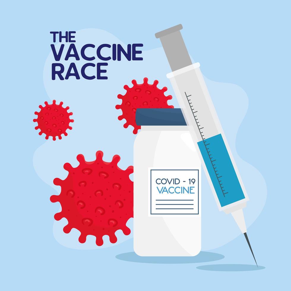 vaccinet mot koronavirus vektor