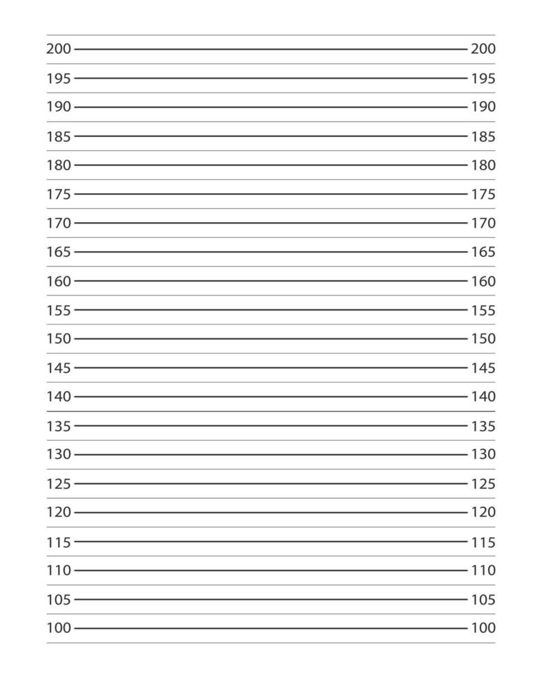 Polizei Polizeifoto Hintergrund. Höhe Diagramm mit Zentimeter Markup zum Foto von verhaftet oder vermuten Person Identifizierung vektor