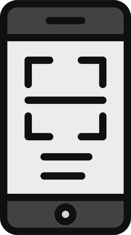 QR-Code-Vektorsymbol scannen vektor