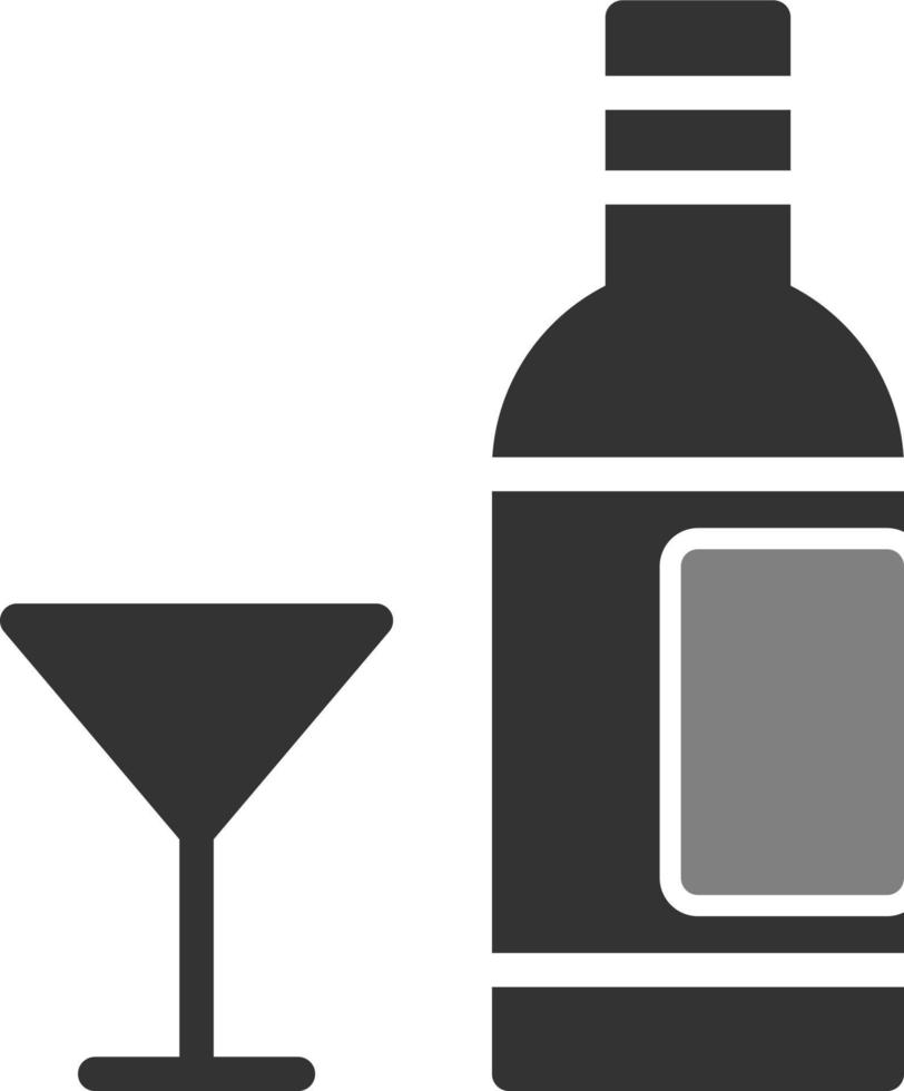 Alkohol-Vektor-Symbol vektor