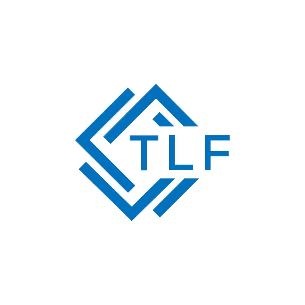 tlf teknologi brev logotyp design på vit bakgrund. tlf kreativ initialer teknologi brev logotyp begrepp. tlf teknologi brev design. vektor