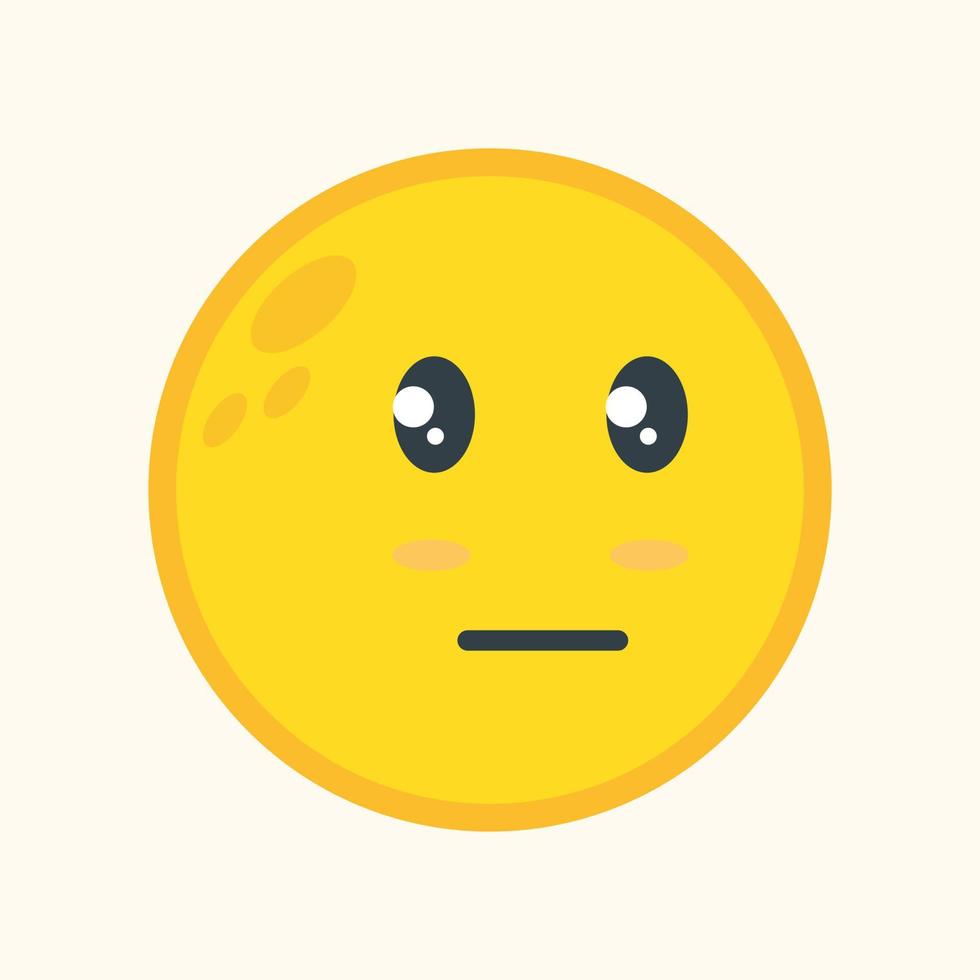 Mond Emoticon Logo vektor