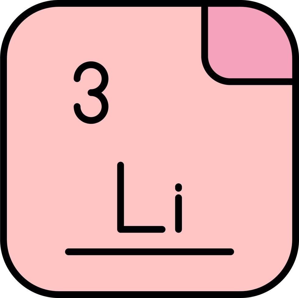 Lithium Vektor Symbol