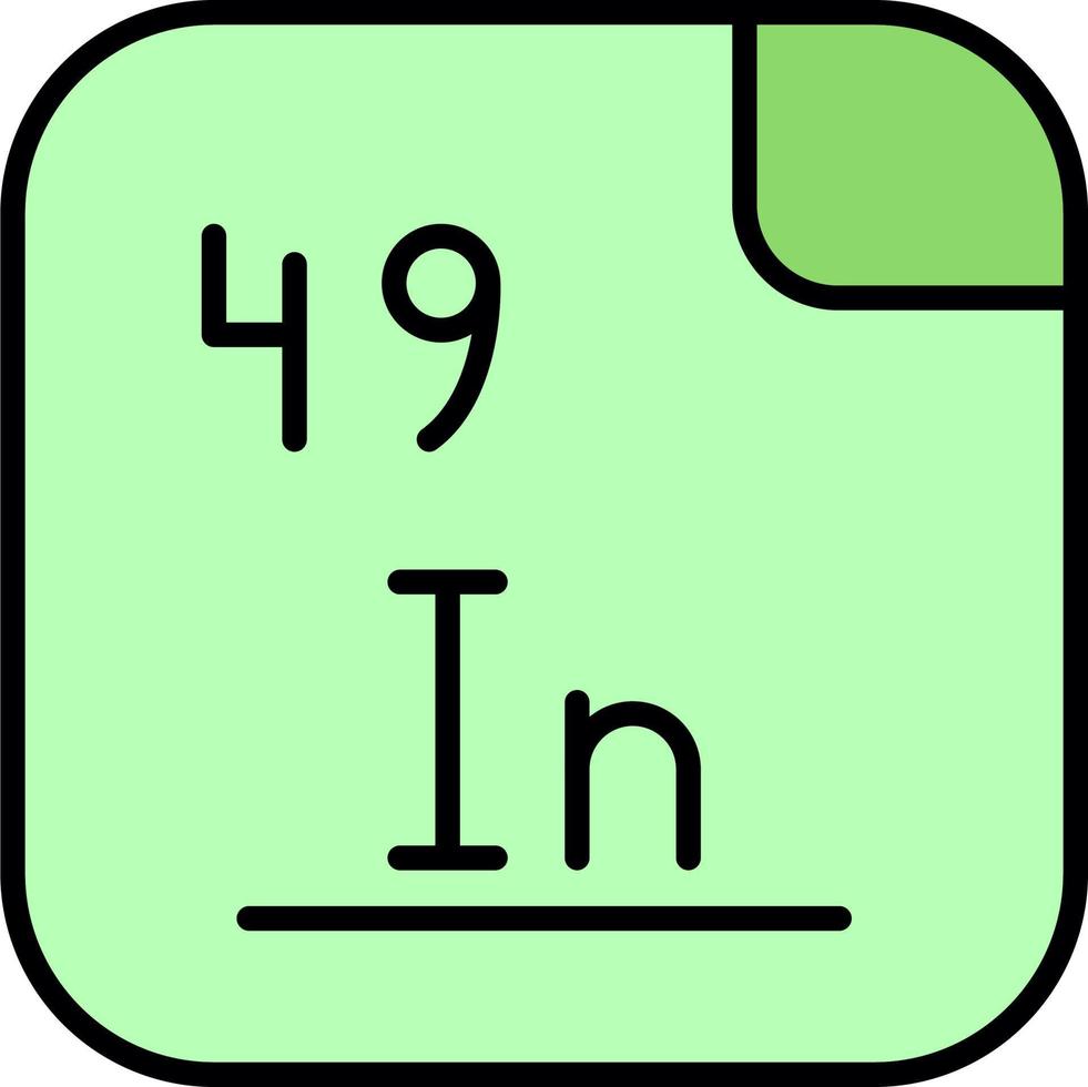 Indium Vektor Symbol