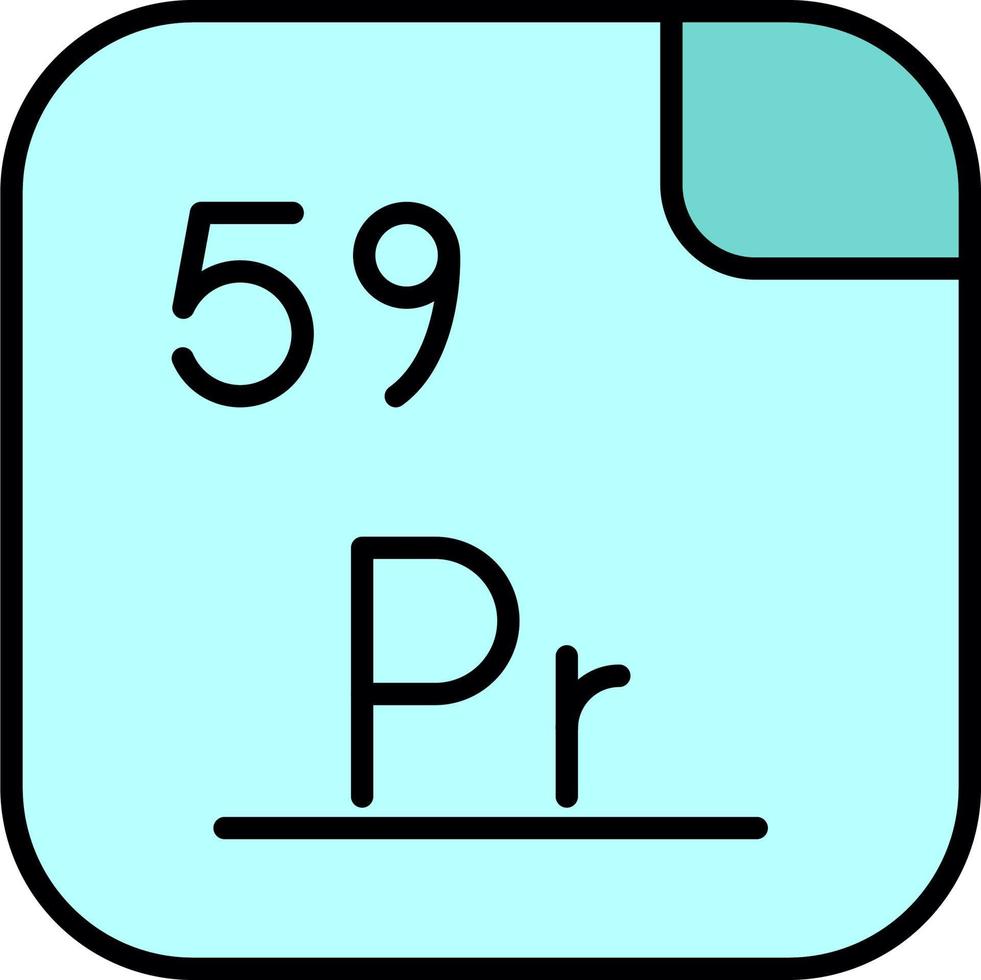 Praseodym Vektor Symbol