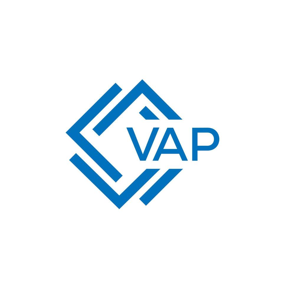 vap teknologi brev logotyp design på vit bakgrund. vap kreativ initialer teknologi brev logotyp begrepp. vap teknologi brev design. vektor