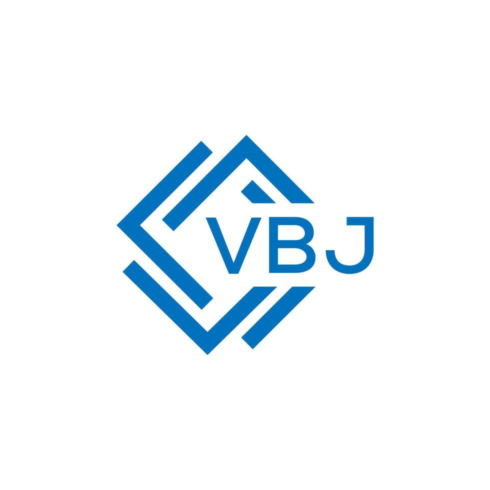 vbj Technologie Brief Logo Design auf Weiß Hintergrund. vbj kreativ Initialen Technologie Brief Logo Konzept. vbj Technologie Brief Design. vektor