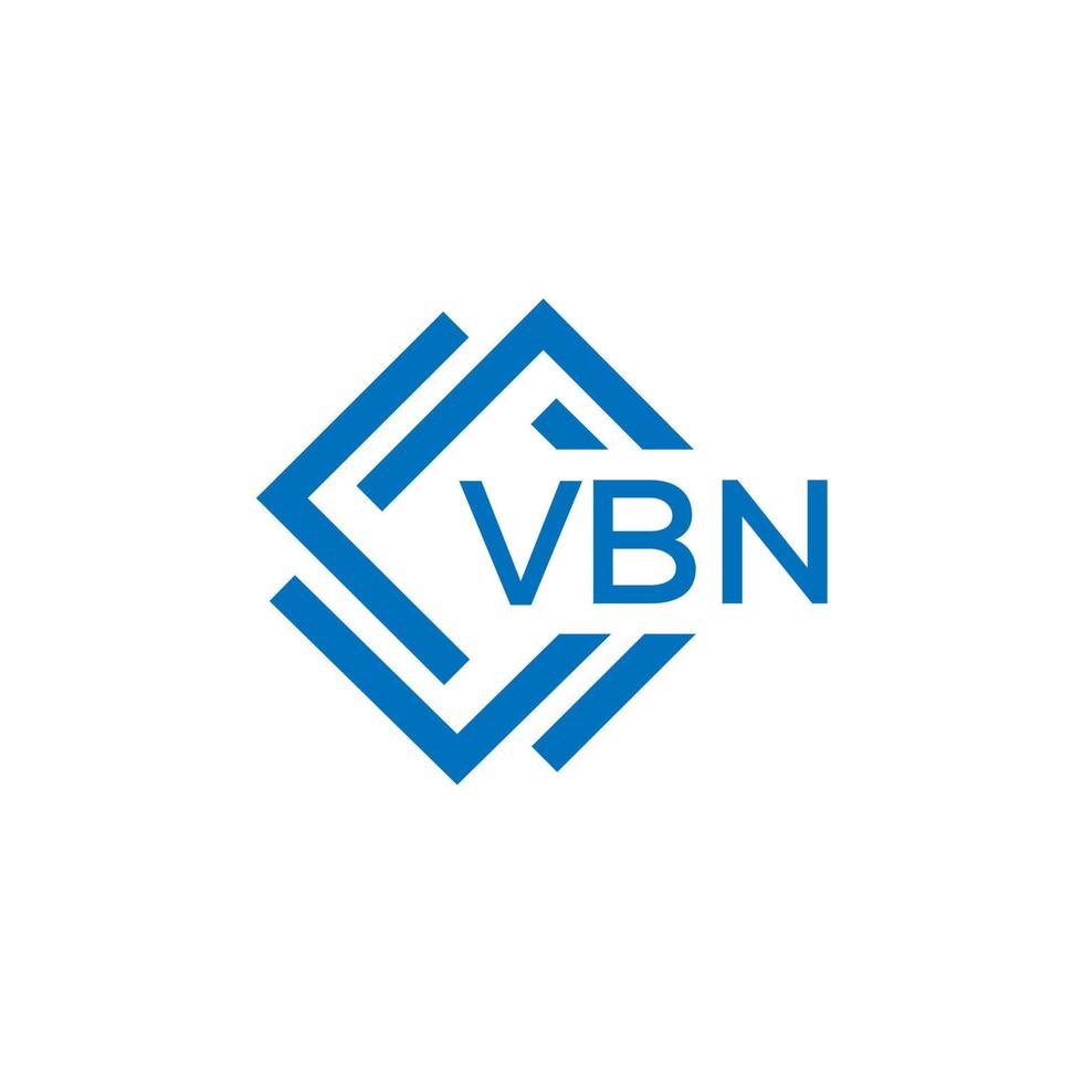 vbn teknologi brev logotyp design på vit bakgrund. vbn kreativ initialer teknologi brev logotyp begrepp. vbn teknologi brev design. vektor