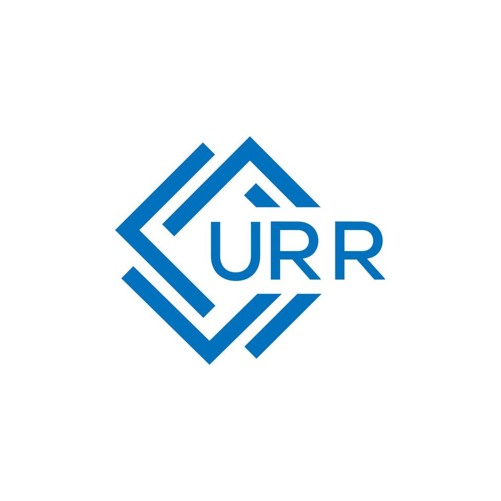 urr teknologi brev logotyp design på vit bakgrund. urr kreativ initialer teknologi brev logotyp begrepp. urr teknologi brev design. vektor