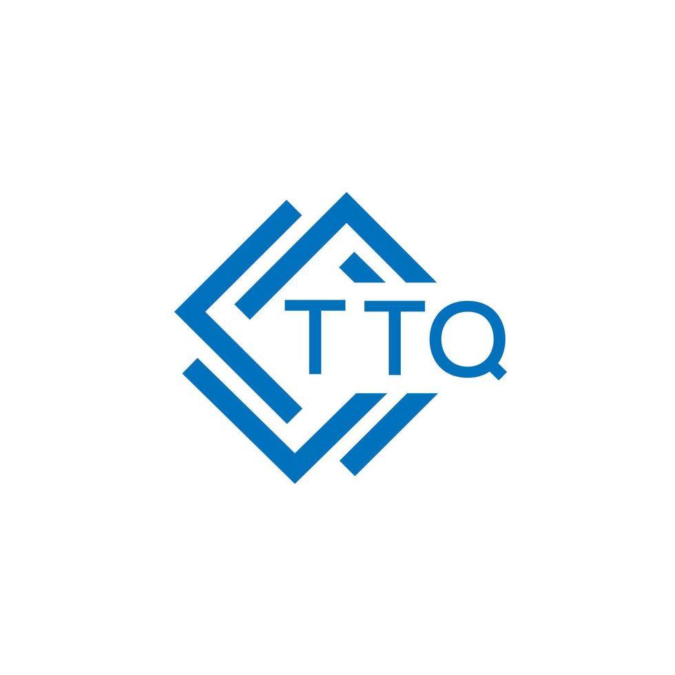 ttq Technologie Brief Logo Design auf Weiß Hintergrund. ttq kreativ Initialen Technologie Brief Logo Konzept. ttq Technologie Brief Design. vektor