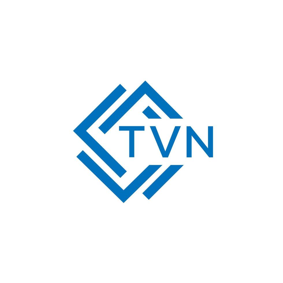 tvn teknologi brev logotyp design på vit bakgrund. tvn kreativ initialer teknologi brev logotyp begrepp. tvn teknologi brev design. vektor