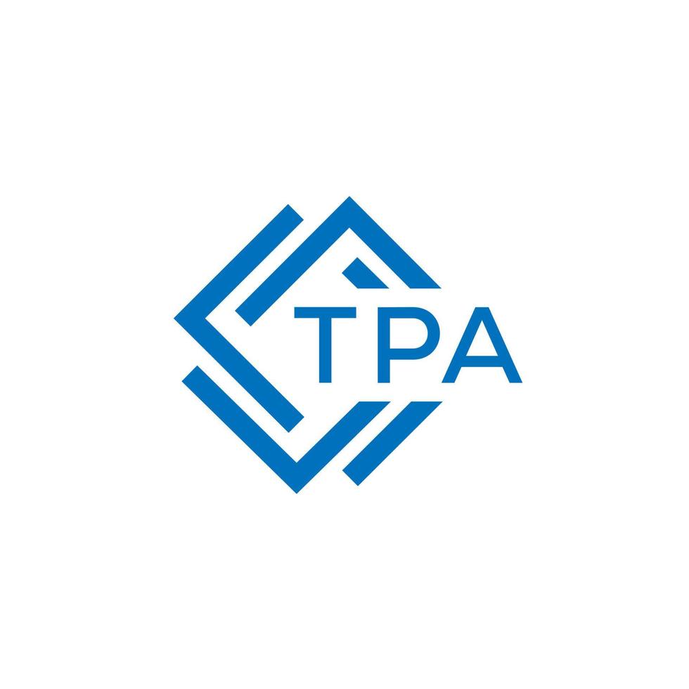 tpa teknologi brev logotyp design på vit bakgrund. tpa kreativ initialer teknologi brev logotyp begrepp. tpa teknologi brev design. vektor