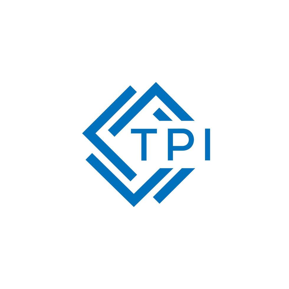 tpi teknologi brev logotyp design på vit bakgrund. tpi kreativ initialer teknologi brev logotyp begrepp. tpi teknologi brev design. vektor