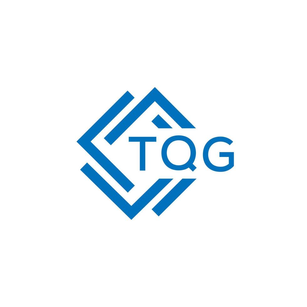 tqg teknologi brev logotyp design på vit bakgrund. tqg kreativ initialer teknologi brev logotyp begrepp. tqg teknologi brev design. vektor