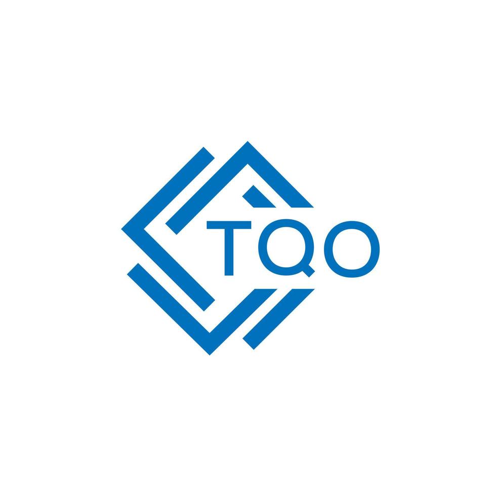 tqo teknologi brev logotyp design på vit bakgrund. tqo kreativ initialer teknologi brev logotyp begrepp. tqo teknologi brev design. vektor