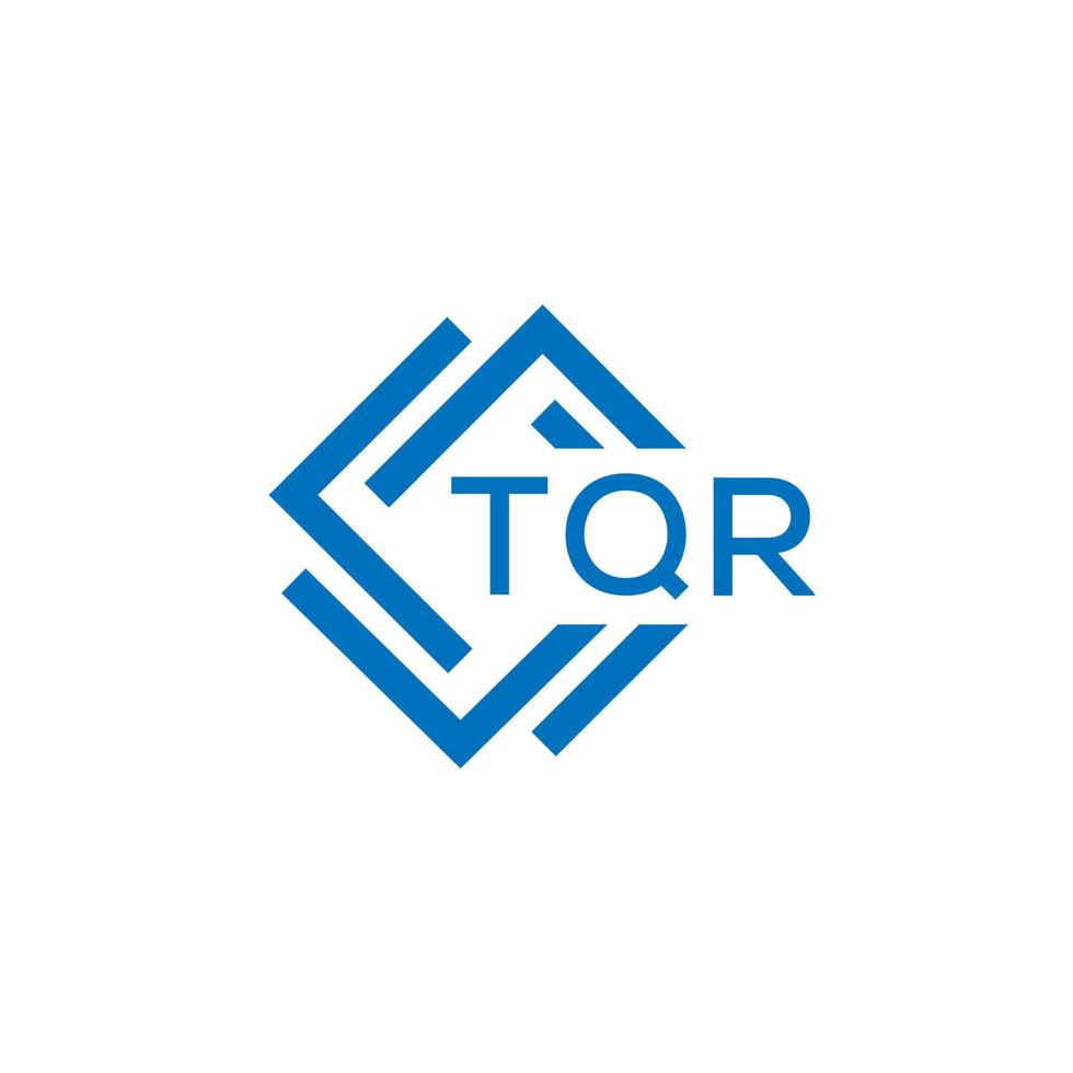 tqr Technologie Brief Logo Design auf Weiß Hintergrund. tqr kreativ Initialen Technologie Brief Logo Konzept. tqr Technologie Brief Design. vektor