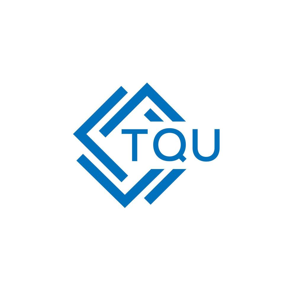 tqu Technologie Brief Logo Design auf Weiß Hintergrund. tqu kreativ Initialen Technologie Brief Logo Konzept. tqu Technologie Brief Design. vektor
