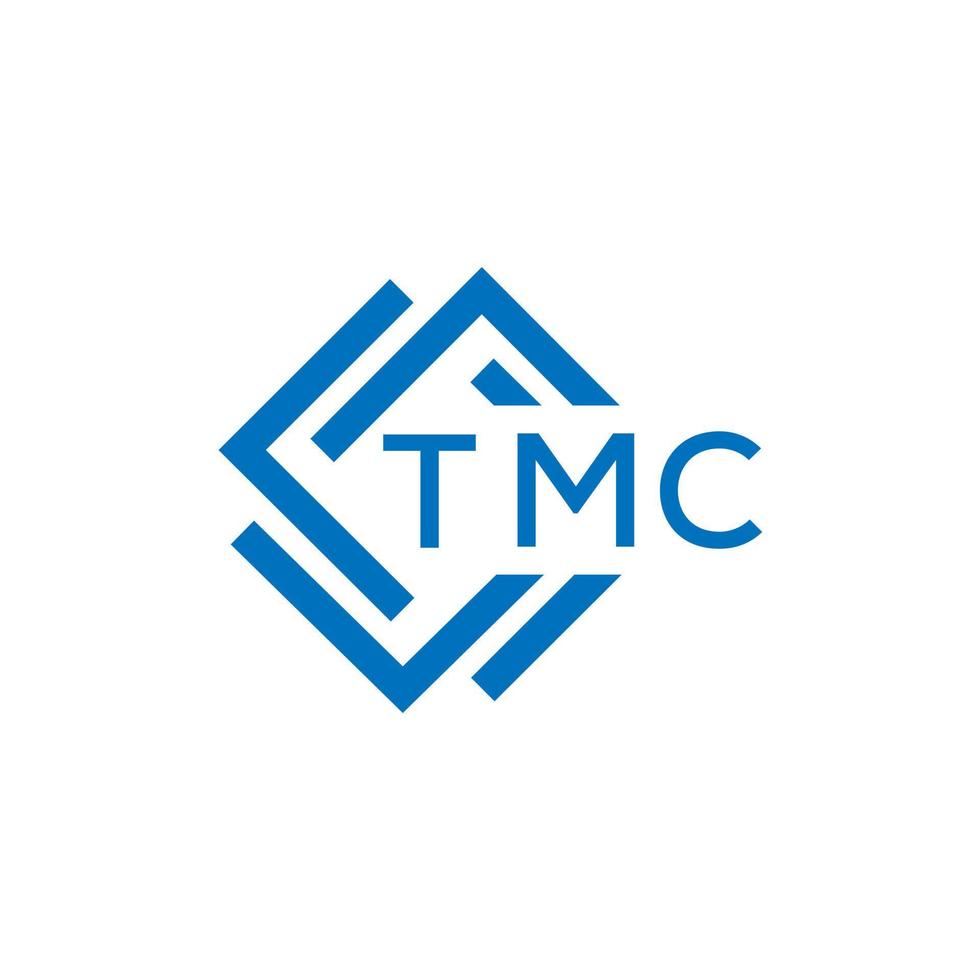 tmc teknologi brev logotyp design på vit bakgrund. tmc kreativ initialer teknologi brev logotyp begrepp. tmc teknologi brev design. vektor