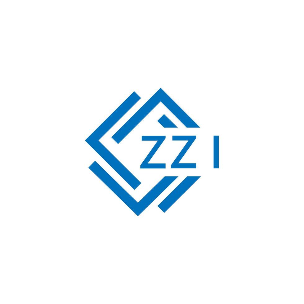 zzi teknologi brev logotyp design på vit bakgrund. zzi kreativ initialer teknologi brev logotyp begrepp. zzi teknologi brev design. vektor