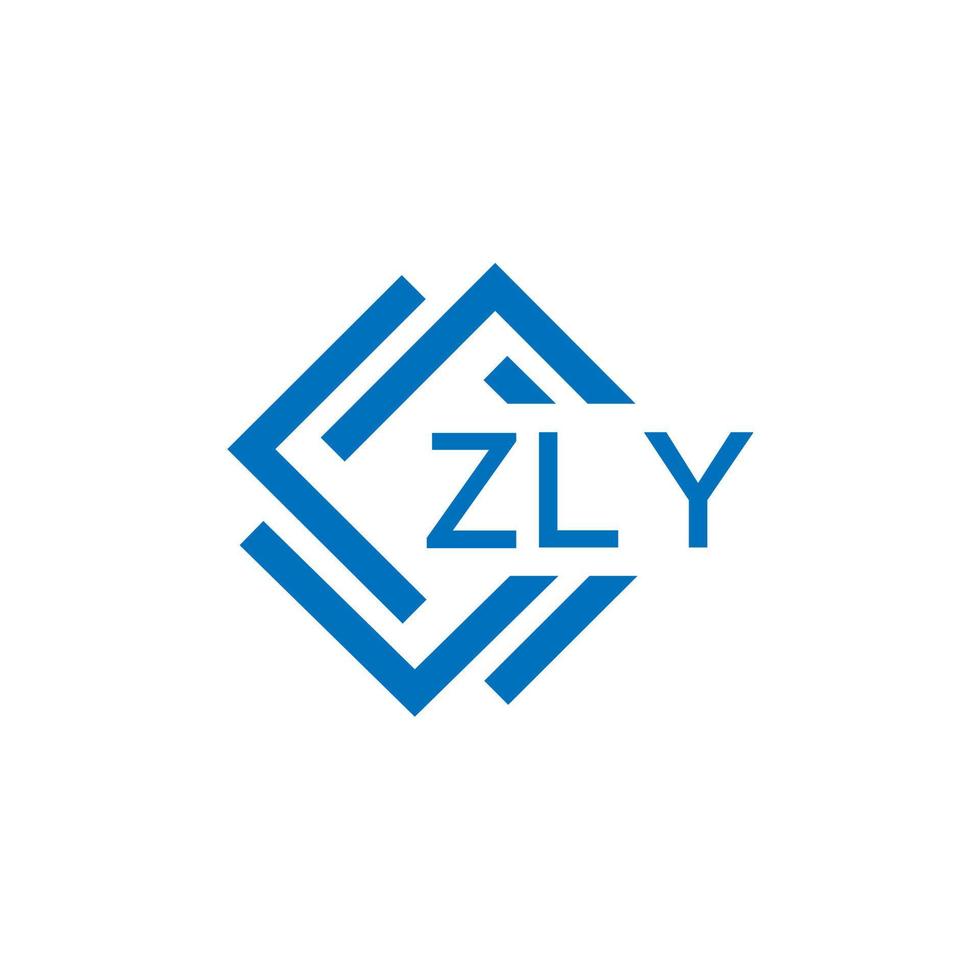 zly teknologi brev logotyp design på vit bakgrund. zly kreativ initialer teknologi brev logotyp begrepp. zly teknologi brev design. vektor