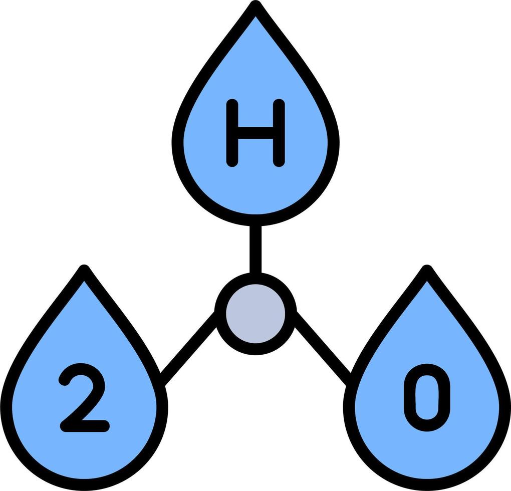 h2o-Vektorsymbol vektor