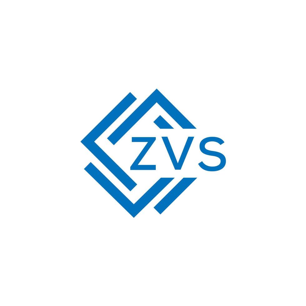 zvs Technologie Brief Logo Design auf Weiß Hintergrund. zvs kreativ Initialen Technologie Brief Logo Konzept. zvs Technologie Brief Design. vektor