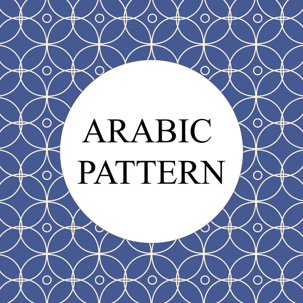 arabicum muslim blå sömlös mönster för bakgrund, paket, textil- vektor design
