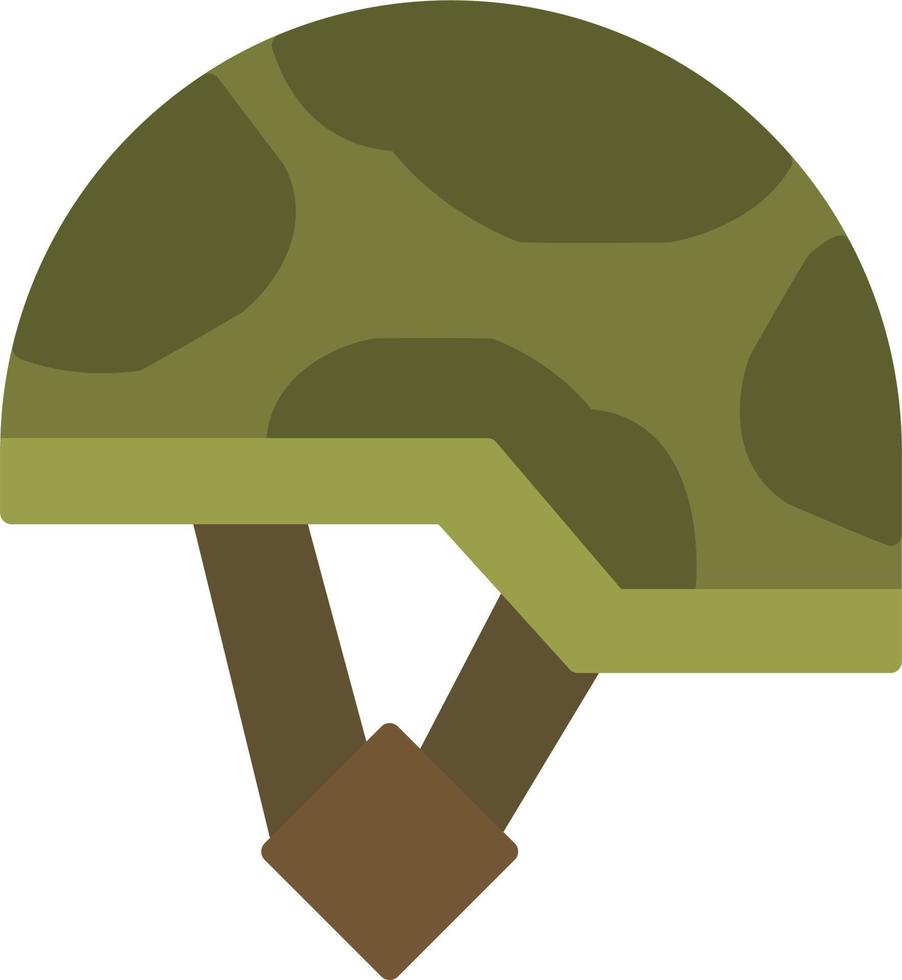 Militär- Helm Vektor Symbol