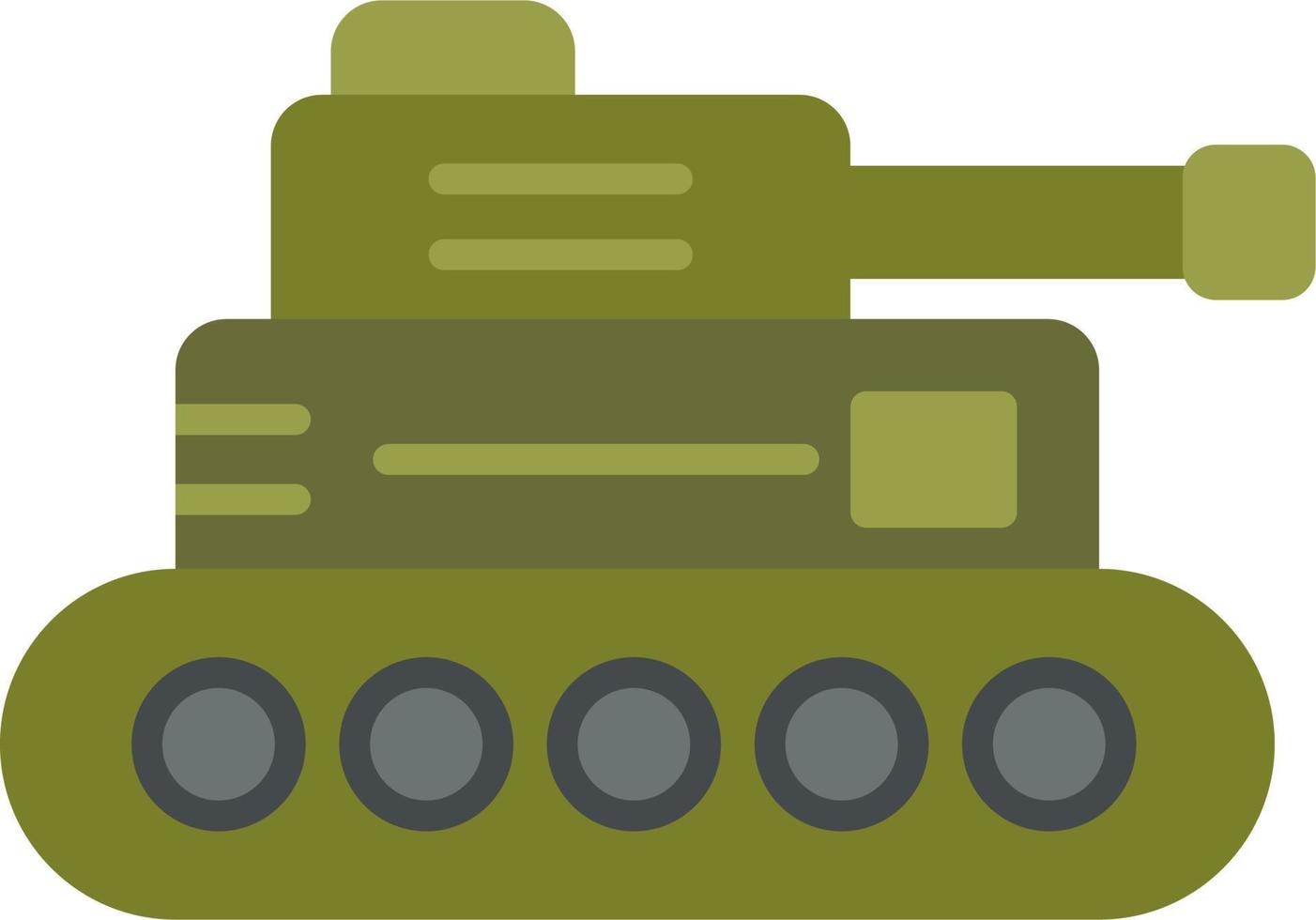 Militärpanzer-Vektorsymbol vektor