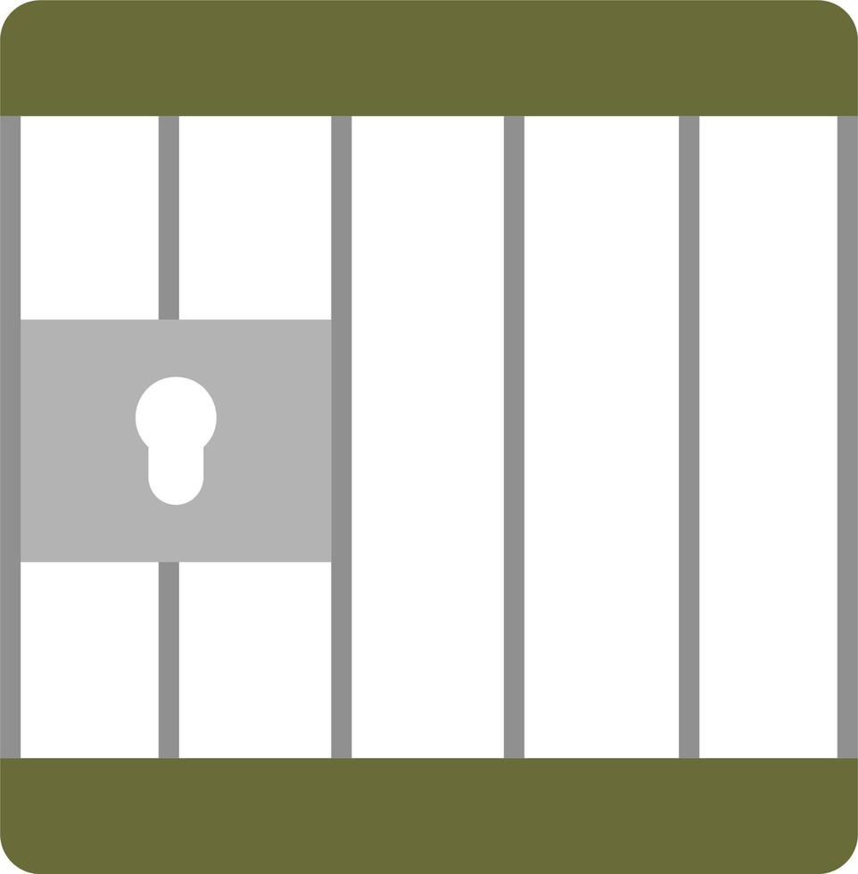 Militär- Gefängnis Vektor Symbol