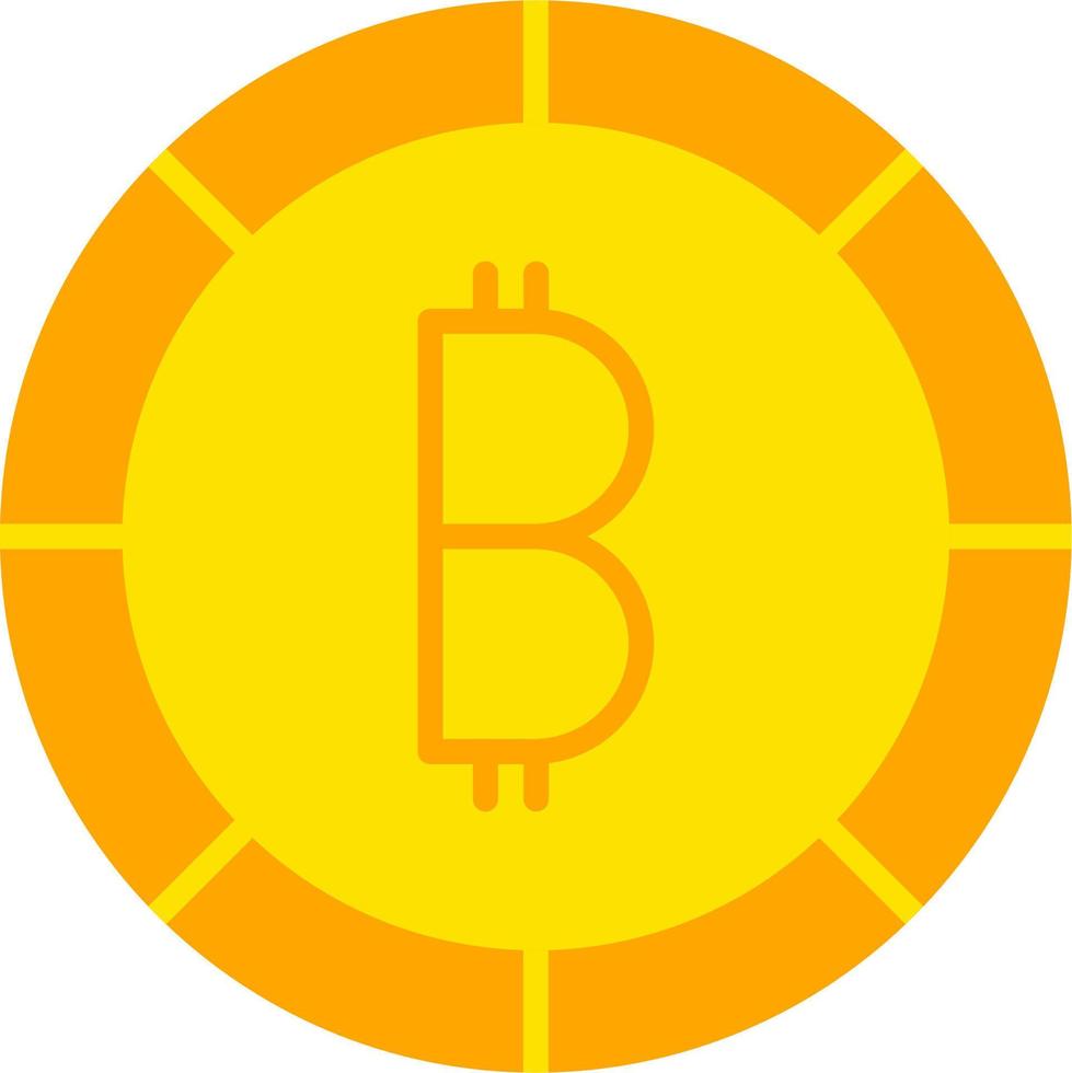 Bitcoin-Vektorsymbol vektor