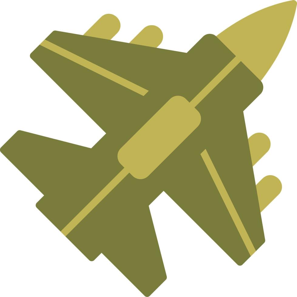 Jet Kämpfer Vektor Symbol