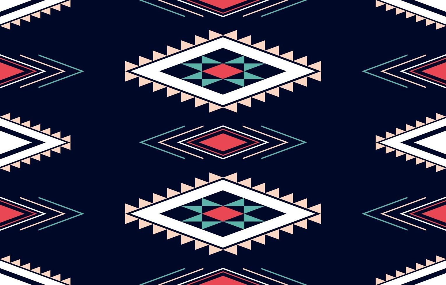 traditionelles Design des geometrischen ethnischen Musters für Hintergrund, Teppich, Tapete, Kleidung, Verpackung, Batik, Stoff, Sarong vektor