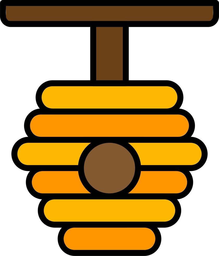 Bienenstock-Vektor-Symbol vektor