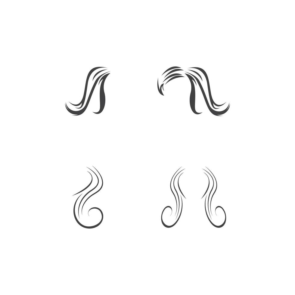 hår behandling logotyp vektorillustration vektor