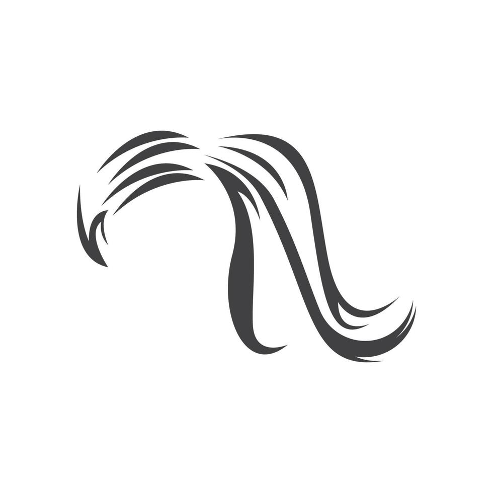hår behandling logotyp vektorillustration vektor