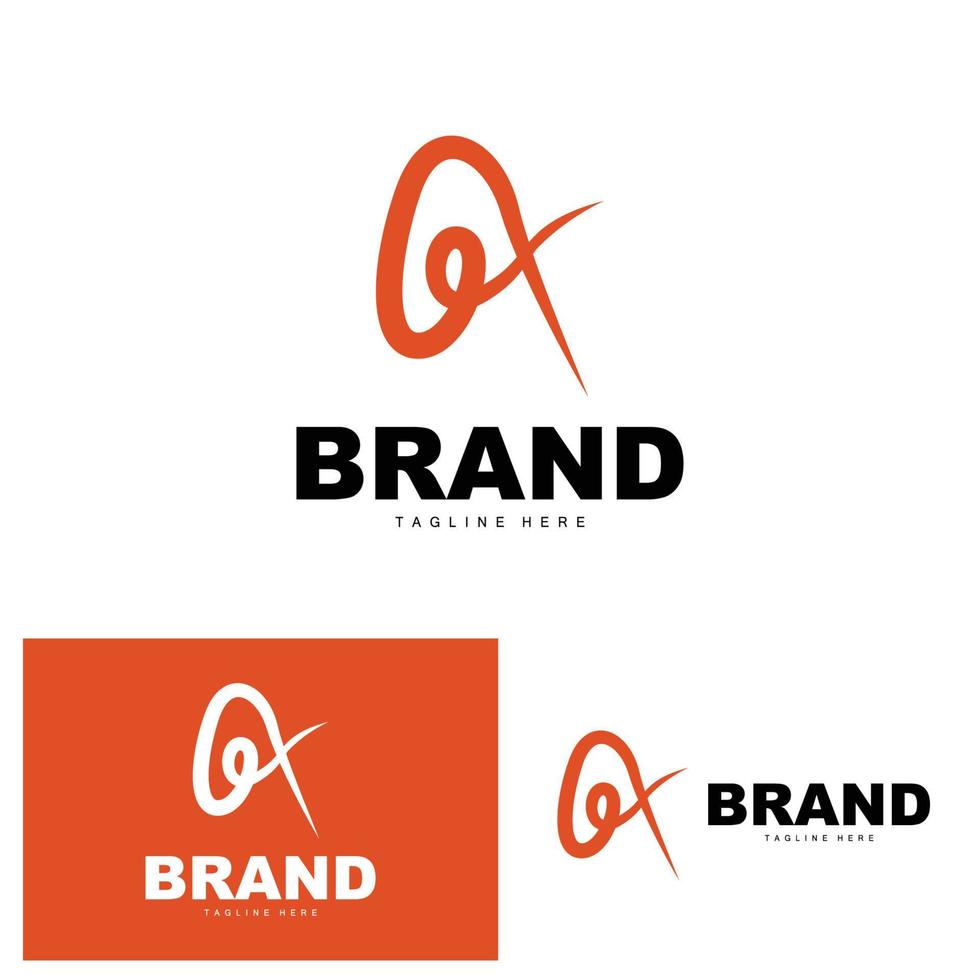 en brev logotyp, logotyp design enkel begrepp, vektor alfabet ikon mall