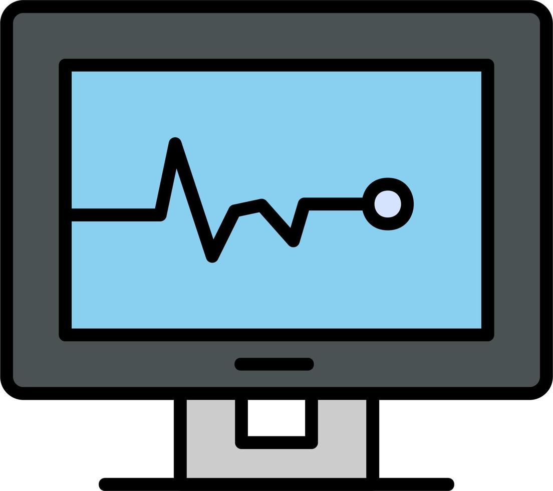 kardiogram vektor ikon