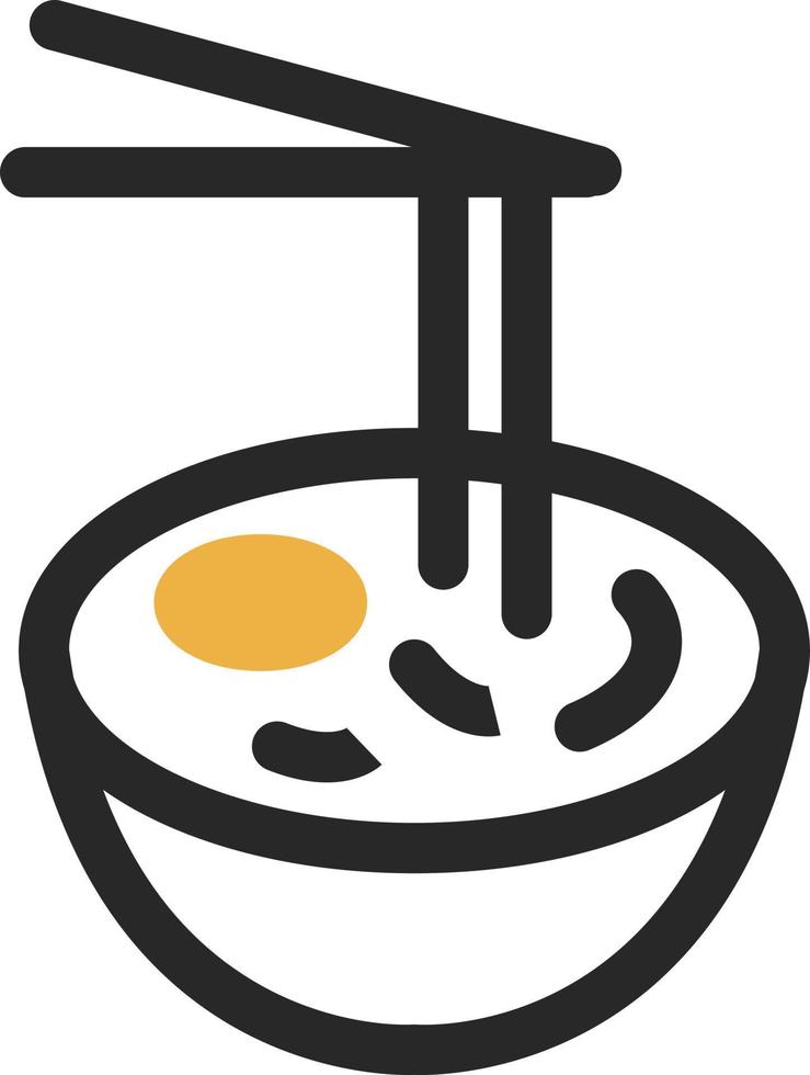 Bibimbap-Vektor-Icon-Design vektor