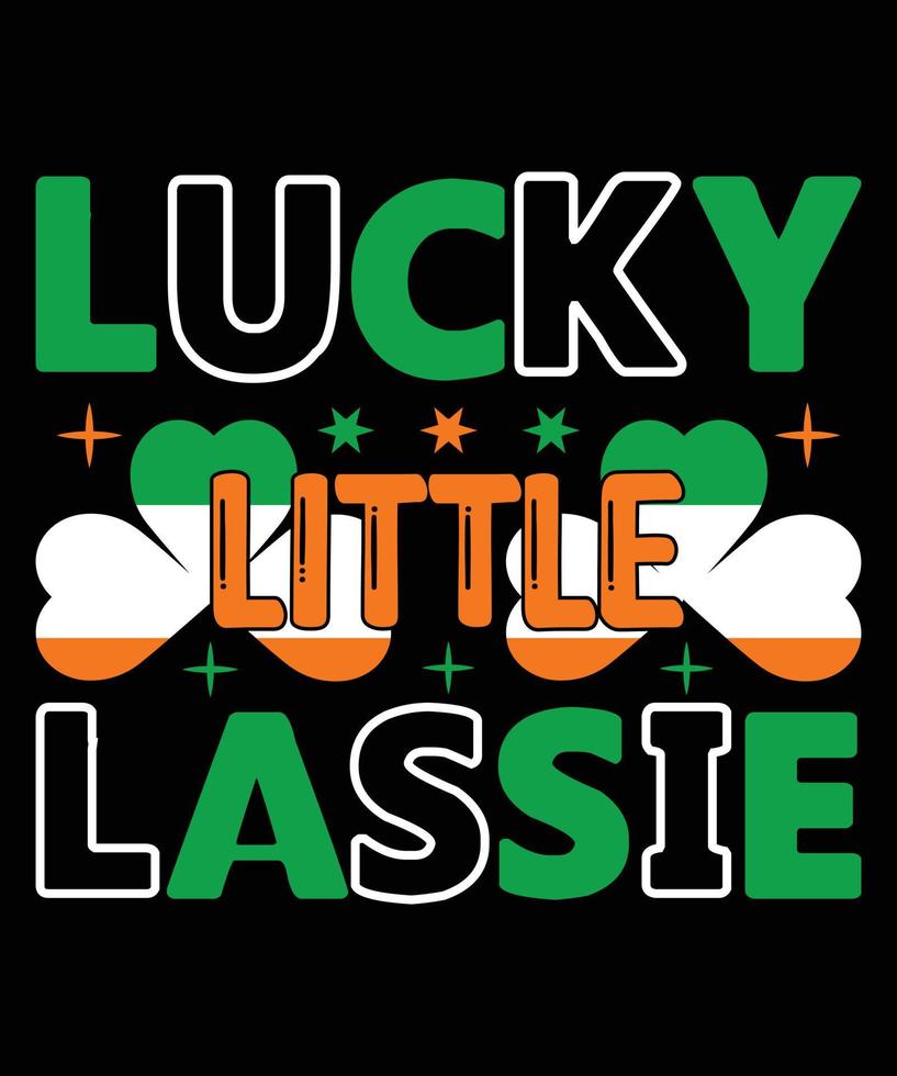 st. Patricks dag t-shirt design. vektor