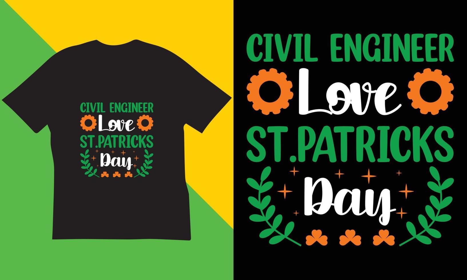 st. Patricks dag svg design. vektor