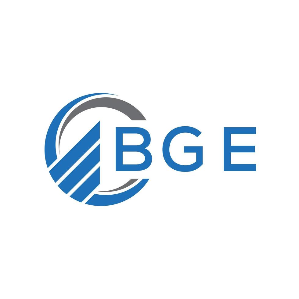 bge eben Buchhaltung Logo Design auf Weiß Hintergrund. bge kreativ Initialen Wachstum Graph Brief Logo Konzept. bge Geschäft Finanzen Logo Design. vektor