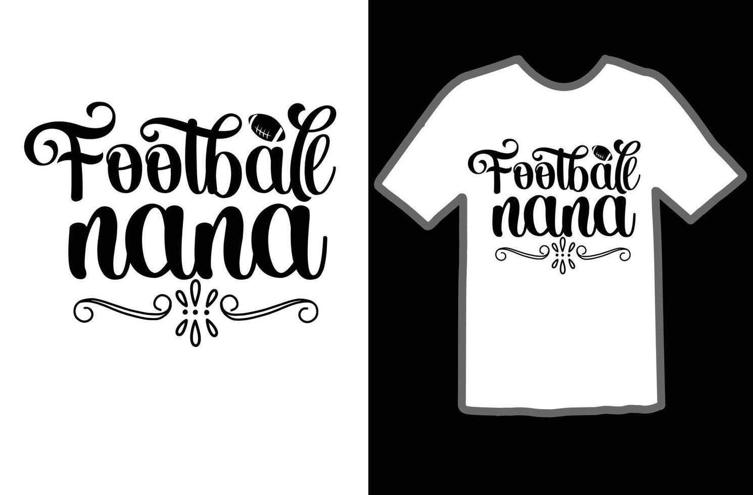 Fußball Nana svg t Hemd Design vektor