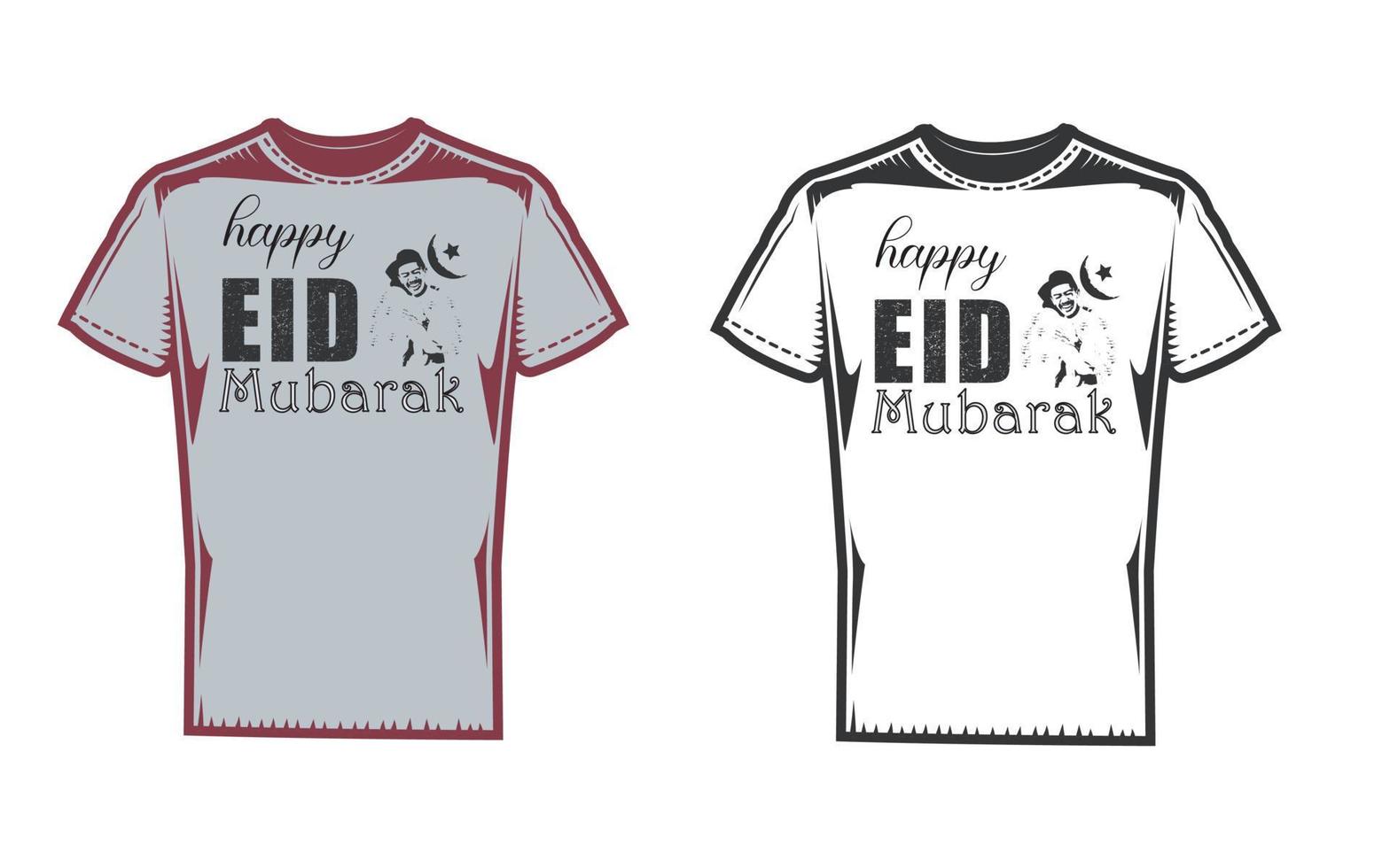 ramada och eid t-shirt design vektor