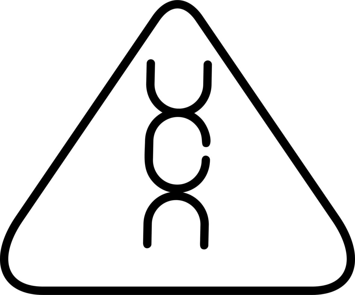Karzinogen Vektor Symbol