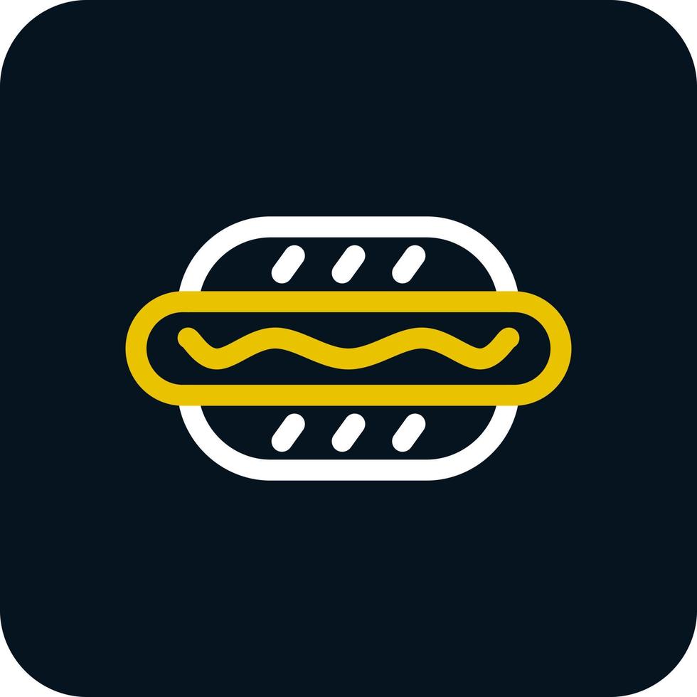 Hot-Dog-Vektor-Icon-Design vektor