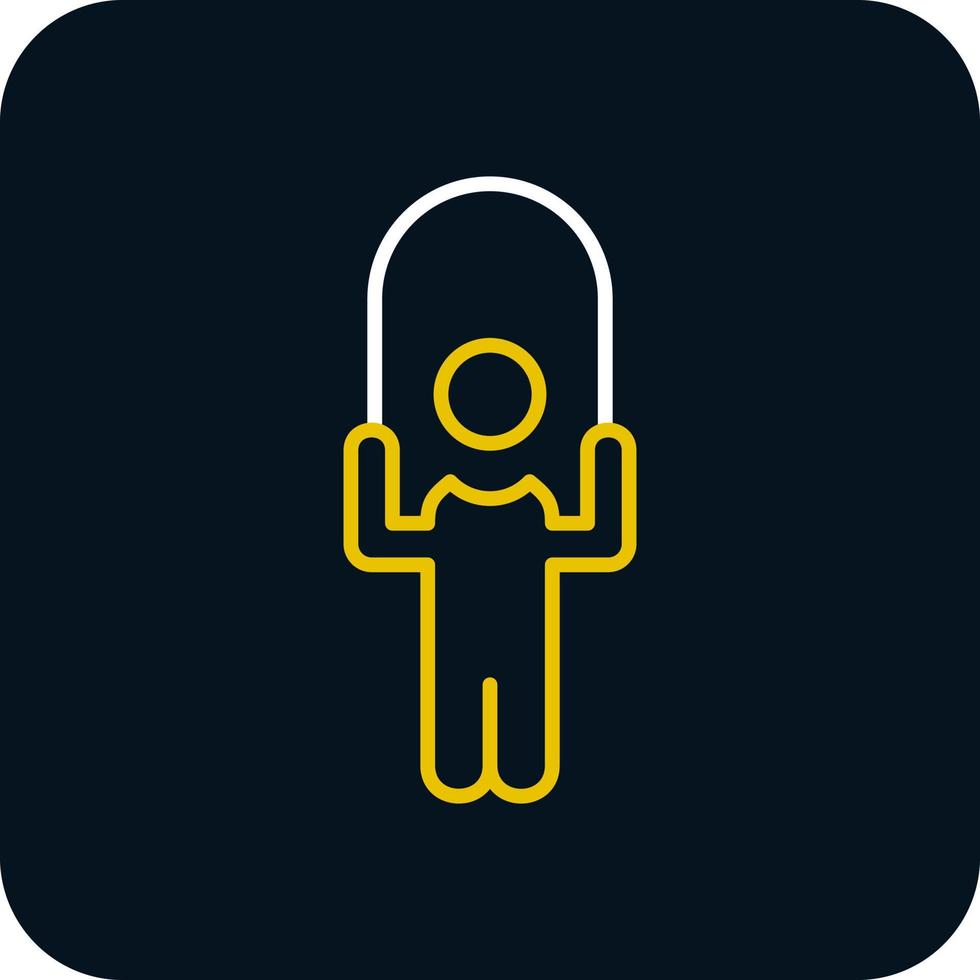 Person Springseil Vektor Icon Design