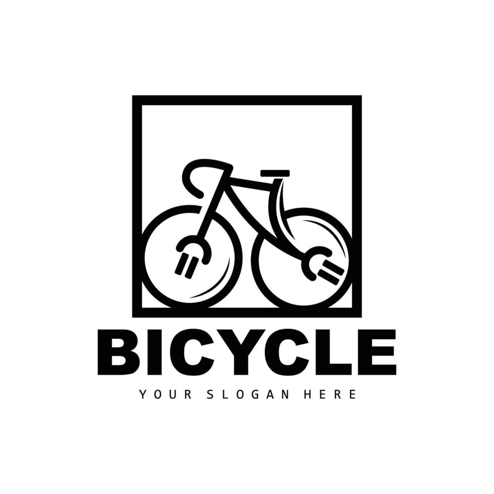 elektrisch Fahrrad Logo, Fahrzeug Design, Sport Fahrrad Vektor, Fahrrad Vorlage Symbol Illustration vektor