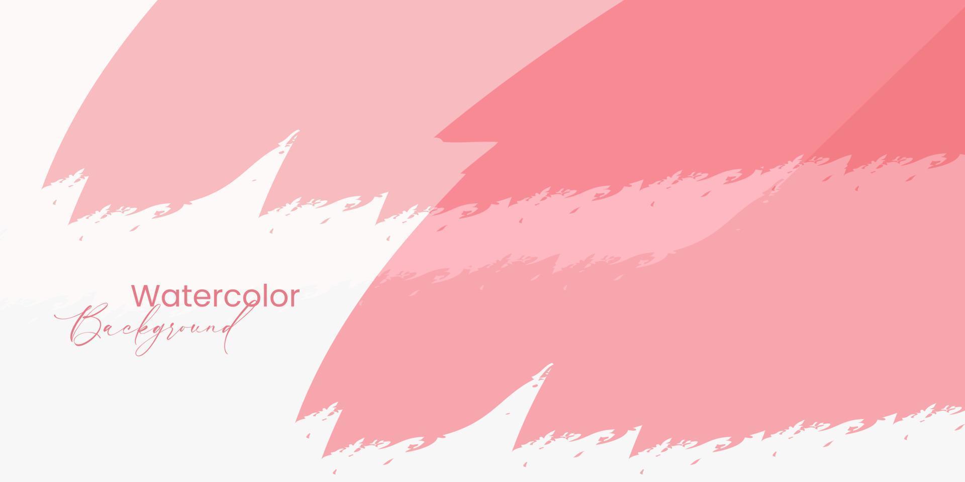 abstrakt rosa vattenfärg bakgrund för din design, vattenfärg bakgrund mall samling. vektor. vektor